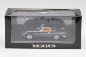 MGB Cabriolet Zwart Minichamps 1:43 430131030 Metaal — afbeelding 4 van 4