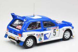 MG Metro 6R4 #5 T. Pond / R. Arthur Rally Monte Carlo 1986 Sun Star 1:18 5537 Metaal — afbeelding 3 van 8