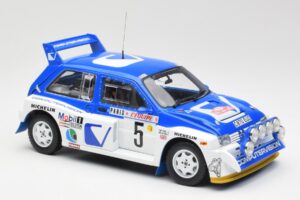 MG Metro 6R4 #5 T. Pond / R. Arthur Rally Monte Carlo 1986 Sun Star 1:18 5537 Metaal — afbeelding 6 van 8