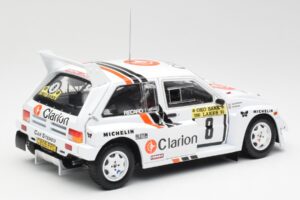 MG Metro 6R4 #8 P. Eklund / D. Whittock Rally Finland 1986 Sun Star 1:18 5536 Metaal — afbeelding 3 van 8
