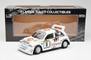 MG Metro 6R4 #8 P. Eklund / D. Whittock Rally Finland 1986 Sun Star 1:18 5536 Metaal — afbeelding 8 van 8