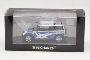 Mini Clubman R55 Cooper S Blue Metallic Onitsuka Tiger Minichamps 1:43 403138676 Metaal — afbeelding 4 van 4