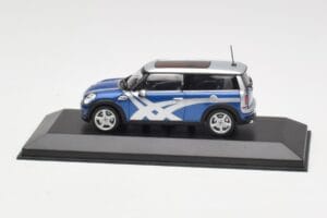 Mini Clubman R55 Cooper S Blue Metallic Onitsuka Tiger Minichamps 1:43 403138676 Metaal