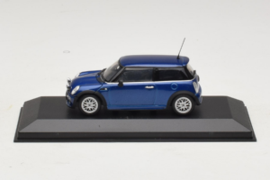 Mini Cooper One R50 Aero Blauw Minichamps 1:43 431138270 Metaal