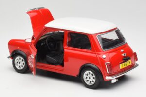Mini Cooper Rood Bburago 1:18 3379 Metaal — afbeelding 5 van 8