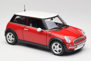 Mini Cooper R50 Rood Maisto 1:18 31619 Metaal — afbeelding 6 van 8