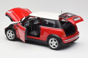 Mini Cooper R50 Rood Maisto 1:18 31619 Metaal — afbeelding 7 van 8