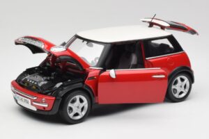 Mini Cooper R50 Rood Maisto 1:18 31619 Metaal — afbeelding 8 van 8