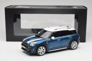 Mini Countryman F60 Island Blauw & Wit Kyosho 1:18 80432447940 Metaal — afbeelding 8 van 8