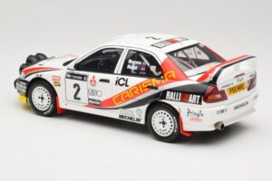 Mitsubishi Carisma GT Group N2 R. Burns / R. Reid RAC Rally 1997 Wit Otto 1:18 OT1192 Hars — afbeelding 5 van 6