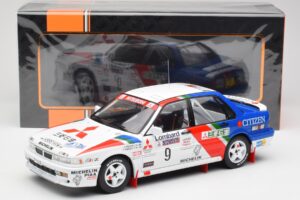 Mitsubishi Galant VR-4 #9 K. Eriksson / S. Parmander RAC Rally 1990 IXO 1:18 18RMC192A Metaal — afbeelding 6 van 6