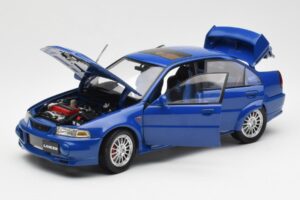 Mitsubishi Lancer EVO VI Blauw RHD AUTOart 1:18 77151 Metaal — afbeelding 2 van 8