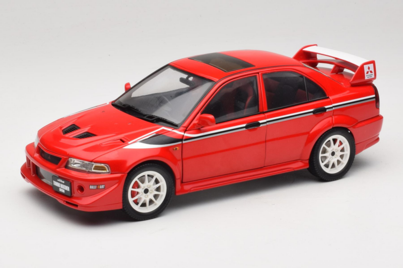 Mitsubishi Lancer Evo VI Tommi Makinen Edition Rood AUTOart 1:18 77156 Metaal