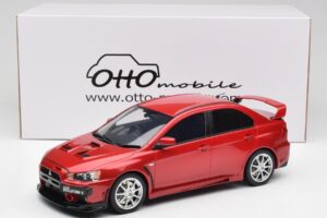 Mitsubishi Lancer Evo X FQ 400 Rood Otto 1:18 OT1084 Hars — afbeelding 6 van 6
