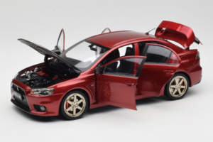 Mitsubishi Lancer Evolution X Rood OEM 1:18 MLE02 Metaal — afbeelding 2 van 8