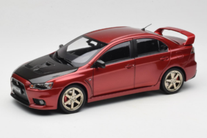 Mitsubishi Lancer Evolution X Rood OEM 1:18 MLE02 Metaal