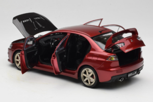 Mitsubishi Lancer Evolution X Rood OEM 1:18 MLE02 Metaal — afbeelding 5 van 8