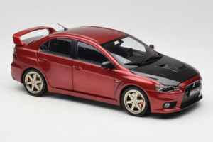 Mitsubishi Lancer Evolution X Rood OEM 1:18 MLE02 Metaal — afbeelding 6 van 8