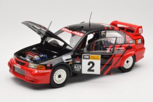 Mitsubishi Lancer Evolution VI #2 Y. Kataoka / S. Hayashi Winner Rally Canberra 1999 AUTOart 1:18 89942 Metaal — afbeelding 2 van 8