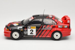 Mitsubishi Lancer Evolution VI #2 Y. Kataoka / S. Hayashi Winner Rally Canberra 1999 AUTOart 1:18 89942 Metaal — afbeelding 4 van 8