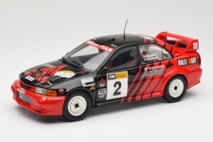 Mitsubishi Lancer Evolution VI #2 Y. Kataoka / S. Hayashi Winner Rally Canberra 1999 AUTOart 1:18 89942 Metaal