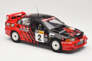 Mitsubishi Lancer Evolution VI #2 Y. Kataoka / S. Hayashi Winner Rally Canberra 1999 AUTOart 1:18 89942 Metaal — afbeelding 6 van 8