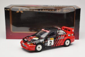 Mitsubishi Lancer Evolution VI #2 Y. Kataoka / S. Hayashi Winner Rally Canberra 1999 AUTOart 1:18 89942 Metaal — afbeelding 8 van 8