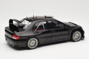 Mitsubishi Lancer Evolution WRC Plain Body Zwart AUTOart 1:18 80528 Metaal — afbeelding 3 van 8