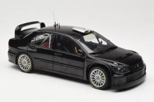 Mitsubishi Lancer Evolution WRC Plain Body Zwart AUTOart 1:18 80528 Metaal — afbeelding 6 van 8