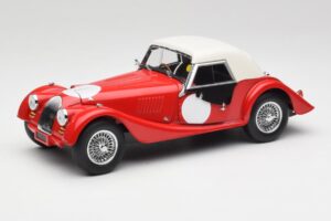 Morgan 4/4 Plus Competition Hardtop Rood Kyosho 1:18 08114R Metaal