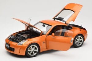 Nissan 350Z Z33 Sunset Orange AUTOart 1:18 77312 Metaal — afbeelding 2 van 8