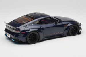 Nissan 400Z RZ34 Pandem Midnight Blue GT Spirit 1:18 GT494 Hars — afbeelding 2 van 6