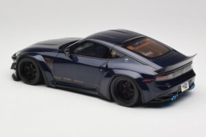 Nissan 400Z RZ34 Pandem Midnight Blue GT Spirit 1:18 GT494 Hars — afbeelding 5 van 6