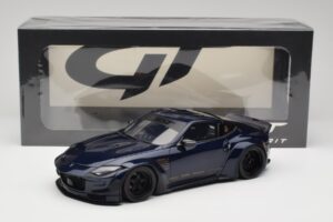 Nissan 400Z RZ34 Pandem Midnight Blue GT Spirit 1:18 GT494 Hars — afbeelding 6 van 6