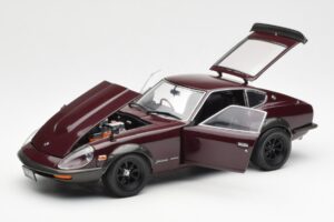 Nissan Fairlady 240ZG Bruin Kyosho 1:18 08217M Metaal — afbeelding 2 van 8