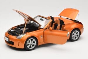 Nissan Fairlady Z Z33 Roadster Sunset Orange AUTOart 1:18 77377 Metaal — afbeelding 2 van 8