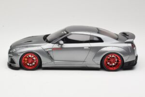 Nissan GT-R R35 Prior Design Grijs GT Spirit 1:18 GT243 Hars — afbeelding 3 van 6