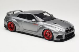 Nissan GT-R R35 Prior Design Grijs GT Spirit 1:18 GT243 Hars — afbeelding 4 van 6