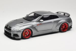 Nissan GT-R R35 Prior Design Grijs GT Spirit 1:18 GT243 Hars