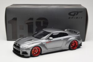Nissan GT-R R35 Prior Design Grijs GT Spirit 1:18 GT243 Hars — afbeelding 6 van 6
