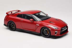 Nissan GT-R R35 Track Edition NISMO Vibrant Red MotorHelix 1:18 M83511 Metaal — afbeelding 6 van 8