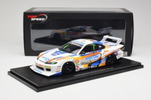 Nissan Silvia S15 LB-Super Silhouette #555 Formula Drift Japan 2023 TopSpeed 1:18 TS0586 Hars — afbeelding 6 van 6