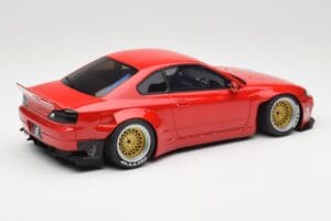 Nissan Silvia S15 Rocket Bunny Burning Red Otto 1:18 OT1115 Hars — afbeelding 2 van 6