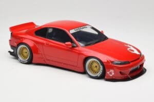 Nissan Silvia S15 Rocket Bunny Burning Red Otto 1:18 OT1115 Hars — afbeelding 4 van 6