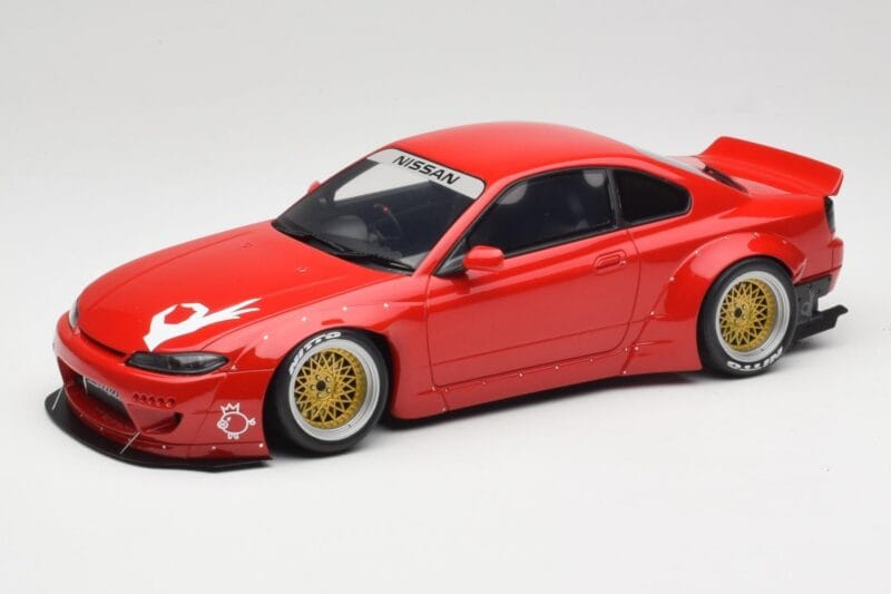 Nissan Silvia S15 Rocket Bunny Burning Red Otto 1:18 OT1115 Hars