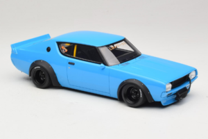 Nissan Skyline 2000 GT-R KPGC110 LB Works Blauw Otto 1:18 OT1210 Hars — afbeelding 6 van 6