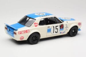 Nissan Skyline 2000GT-R KPGC10 #15 K. Takahashi Nissan Works JTCC 1972 Kyosho 1:18 08122B Metaal — afbeelding 3 van 8