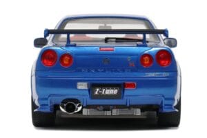 Nissan Skyline GT-R R34 NISMO Z-Tune Bayside Blue Otto 1:12 G082 Hars — afbeelding 3 van 4