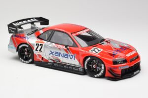 Nissan Skyline GT-R #22 M. Krumm / S. Motoyama Xanavi Nismo JGTC 2002 AUTOart 1:18 80277 Metaal — afbeelding 4 van 6