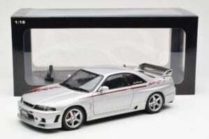 Nissan Skyline GT-R R33 R-Tune Zilver AUTOart 1:18 77326 Metaal — afbeelding 8 van 8